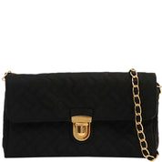 Nylon Logo Plate 2-Way Bag Black