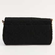 Nylon Logo Plate 2-Way Bag Black