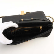 Nylon Logo Plate 2-Way Bag Black