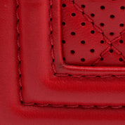 Chanel Perforated Boy Chain Shoulder Bag, Red, circa 2014