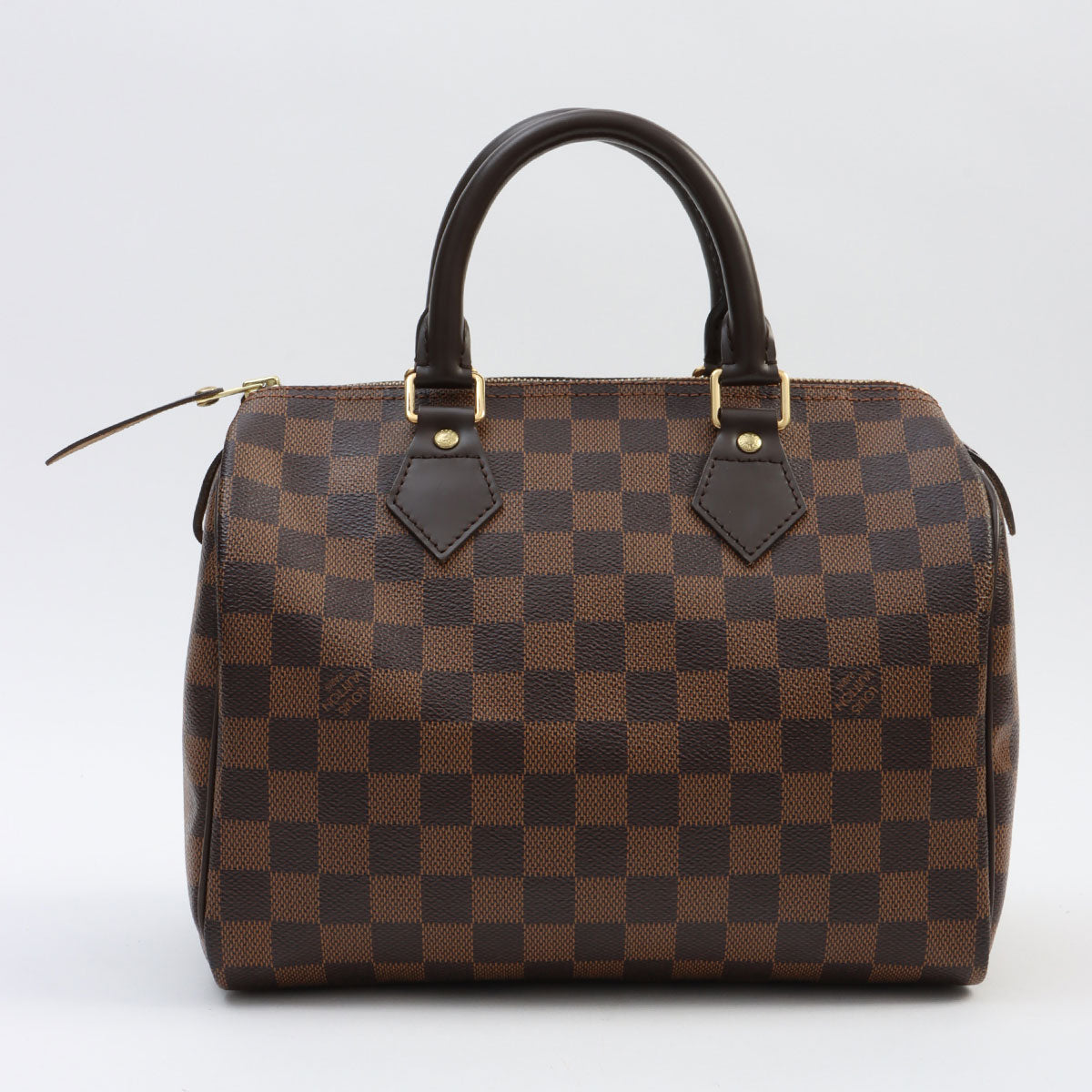 2014 Canvas Damier Speedy 25 Brown