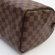 2014 Canvas Damier Speedy 25 Brown