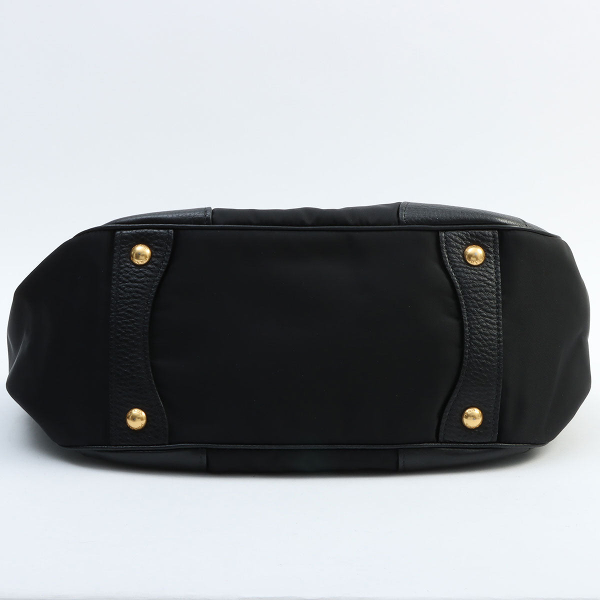 Nylon Logo Tote Bag - Black