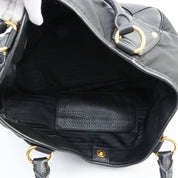 Nylon Logo Tote Bag - Black
