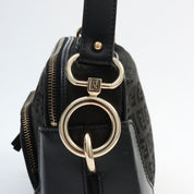 FF Zucchino Pattern Logo Charm 2-Way Bag Black