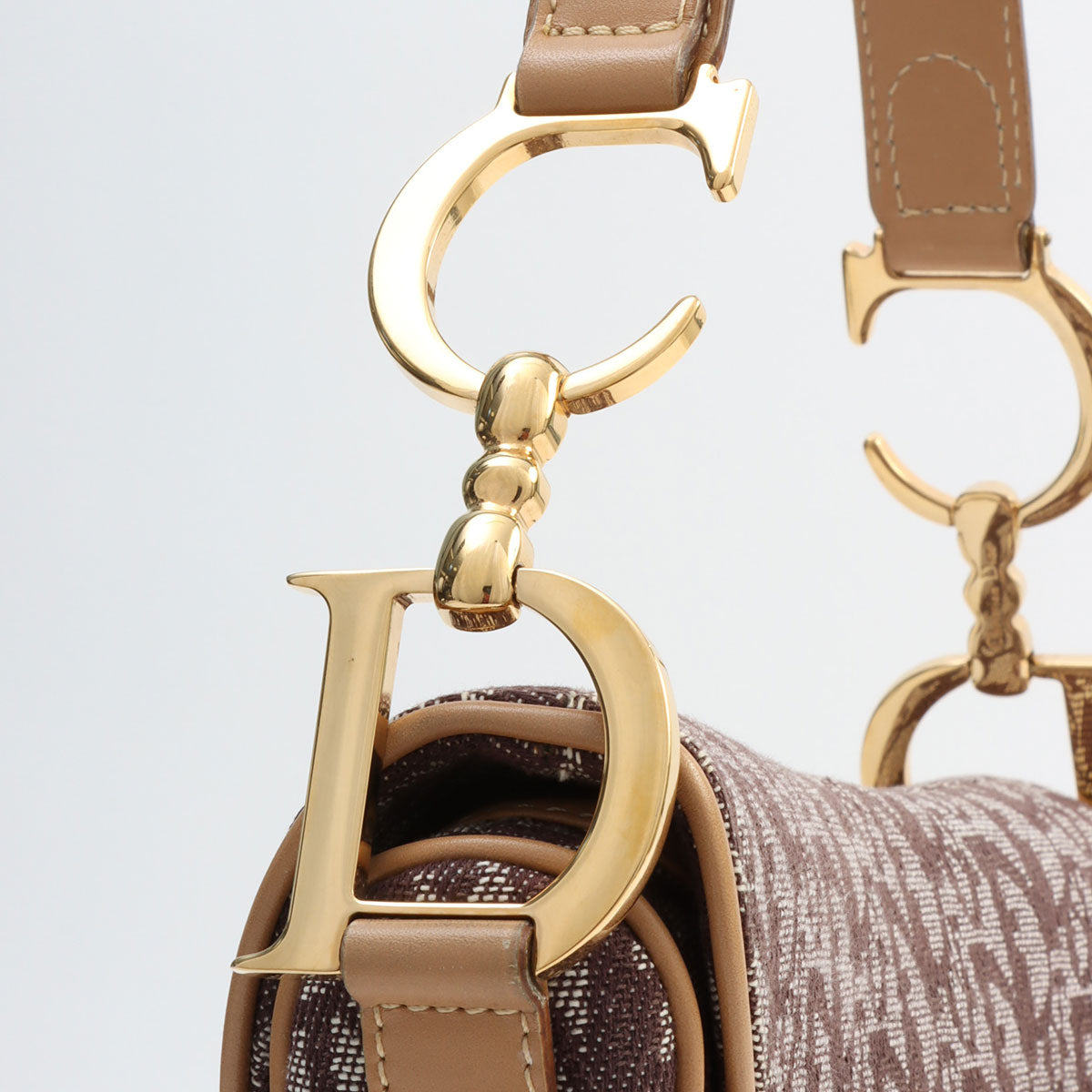 Trotter Pattern Saddlebag Brown/Beige