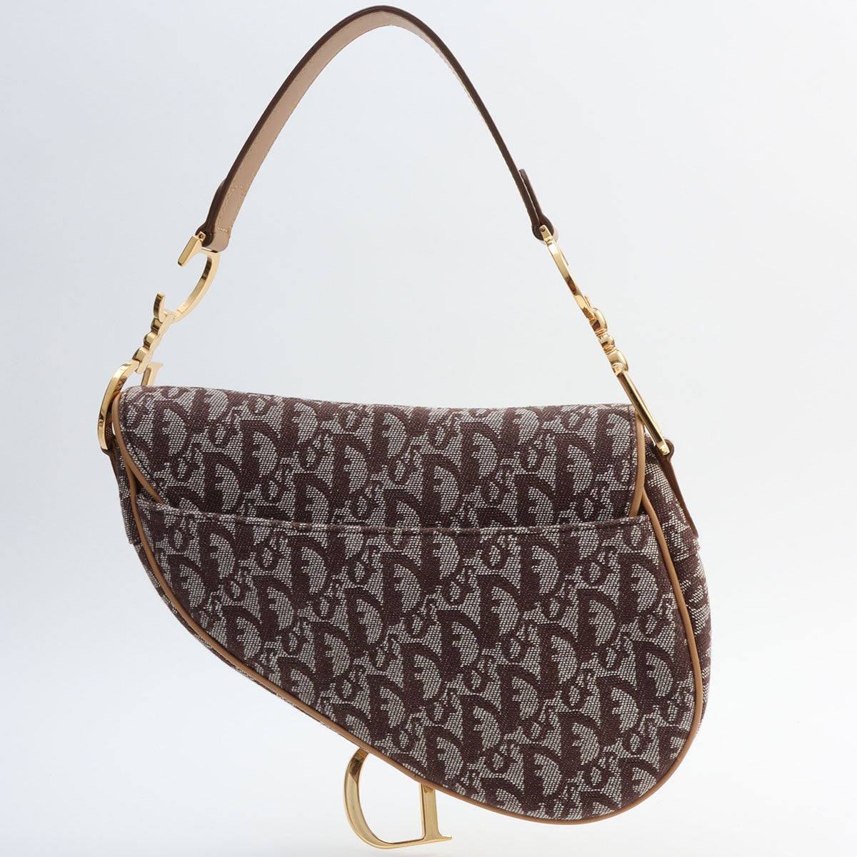 Trotter Pattern Saddlebag Brown/Beige
