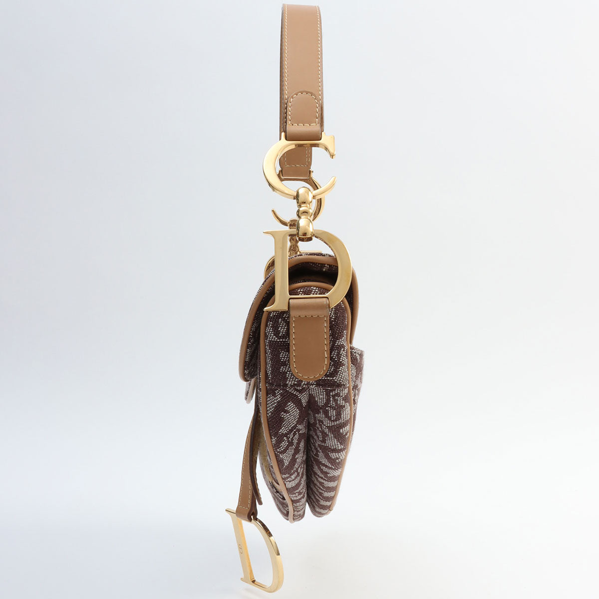 Trotter Pattern Saddlebag Brown/Beige