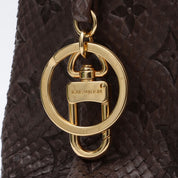 2010年产 Monogram Empreinte Python Artsy MM 棕色