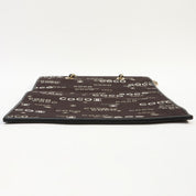 Circa 2001 Canvas CC Mark Logo Pattern Tote Bag Black