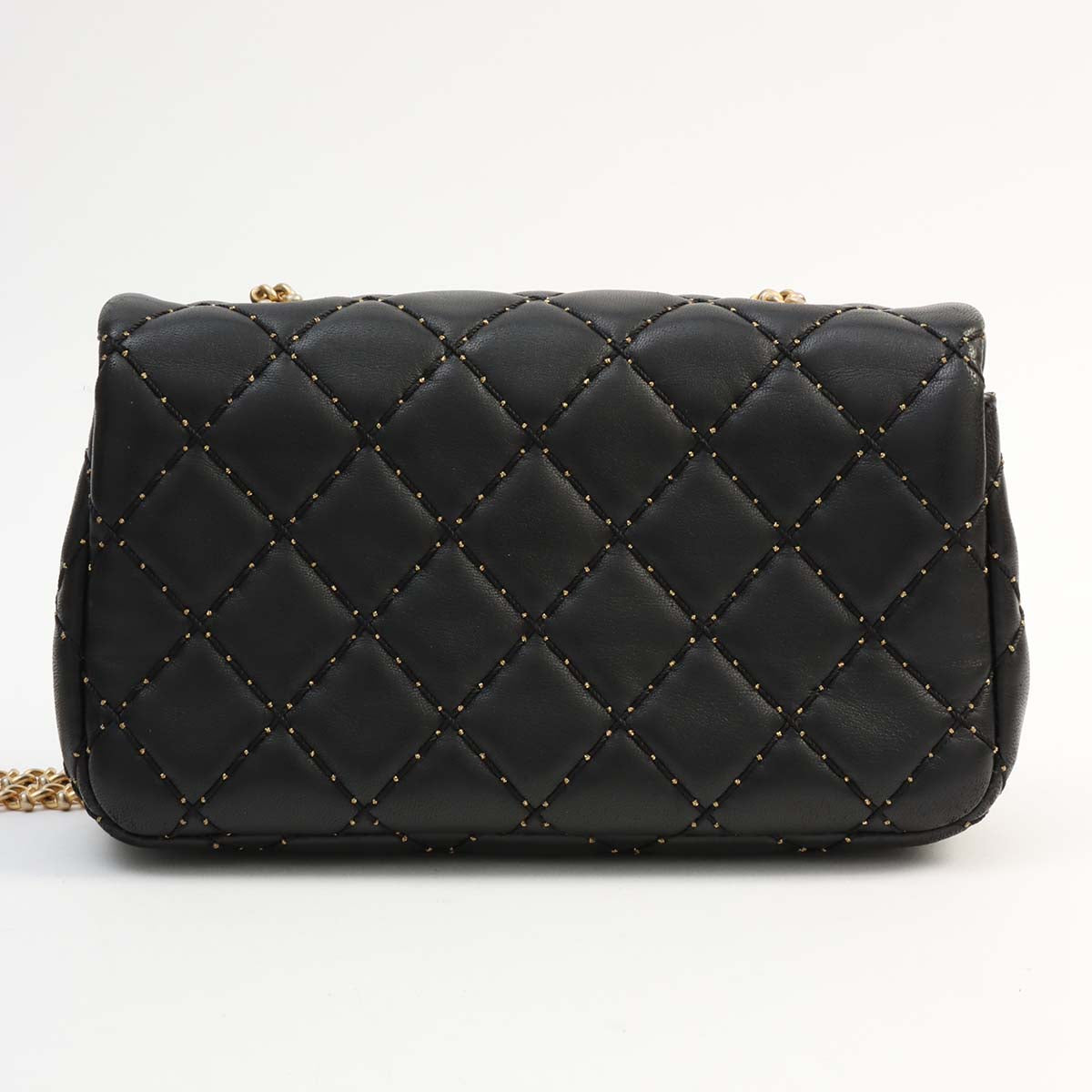Chanel Matelassé Stitch CC Turn-Lock Chain Shoulder Bag, Black (circa 2015)