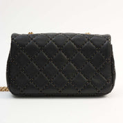 Chanel Matelassé Stitch CC Turn-Lock Chain Shoulder Bag, Black (circa 2015)