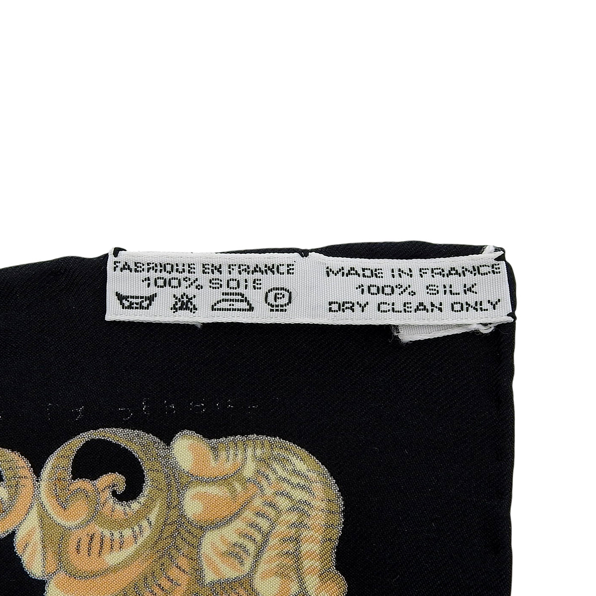 Carré 90 Lvdovicvs Magnvs Scarf Black/Yellow/Blue