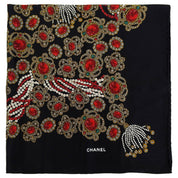 Gripoix Jewel Pattern Scarf Black/Multi