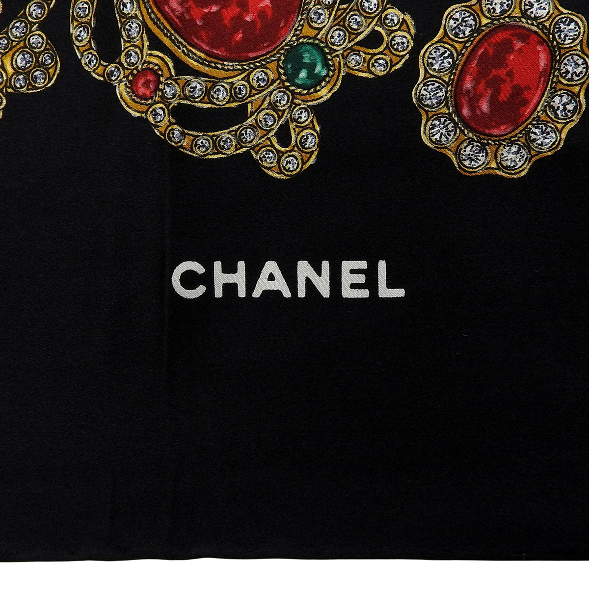 Gripoix Jewel Pattern Scarf Black/Multi