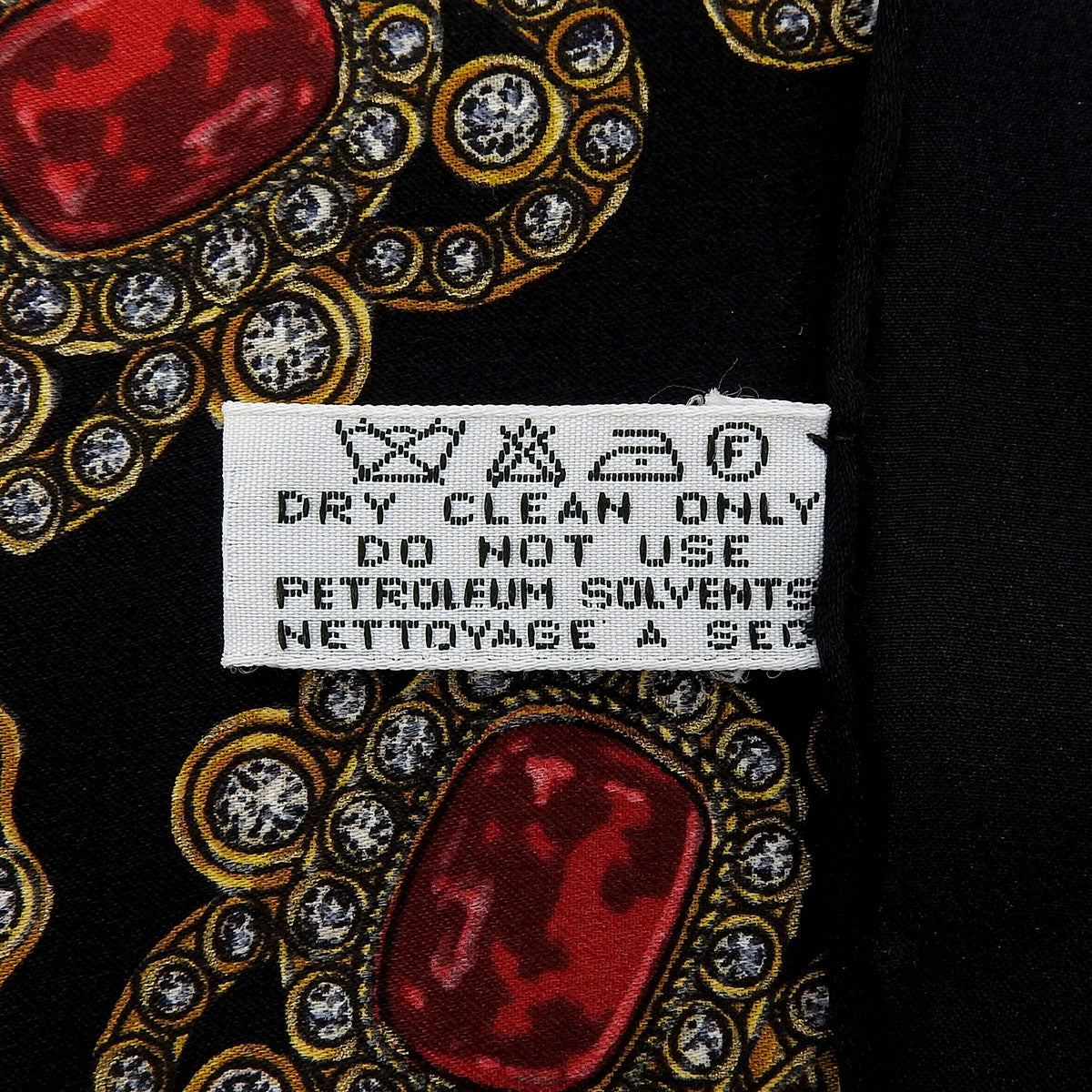 Gripoix Jewel Pattern Scarf Black/Multi