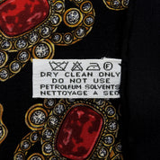 Gripoix Jewel Pattern Scarf Black/Multi