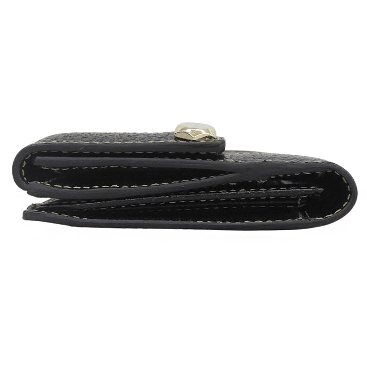 Icon Charm Long Wallet Black