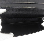 Icon Charm Long Wallet Black