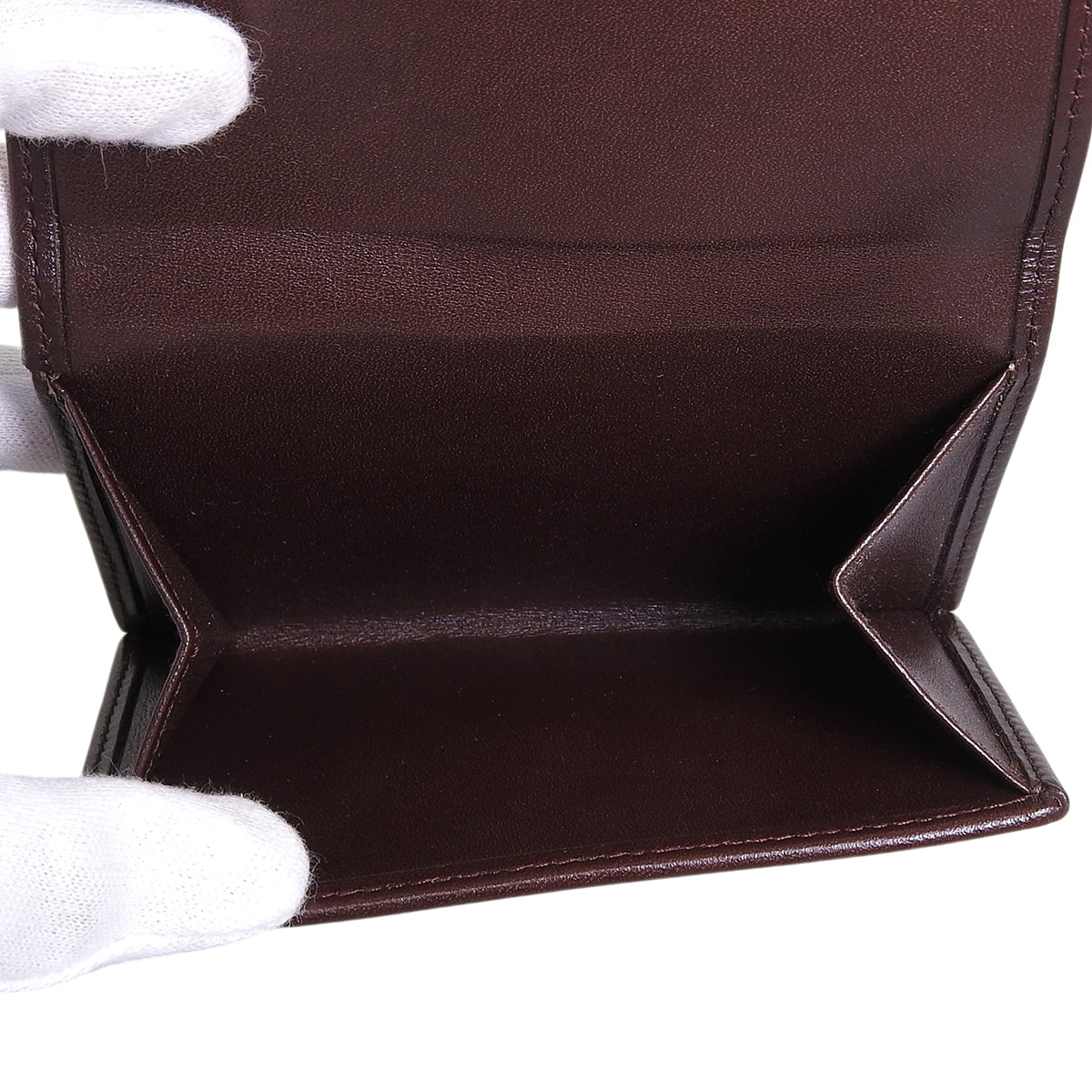 Canvas Anagram Pattern Wallet Blue/Brown