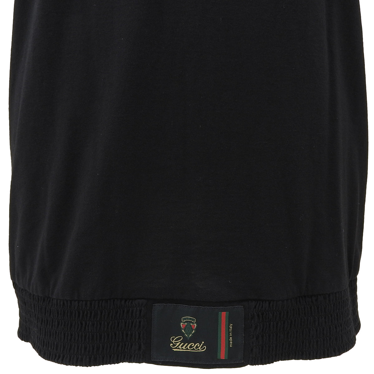 ロゴデザイン半袖ロングTシャツ #XL ブラック