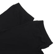 ロゴデザイン半袖ロングTシャツ #XL ブラック