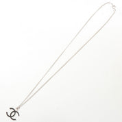 2005年製 CCマークネックレス ブラック/シルバー