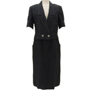 Linen CC Mark Button Setup #38 Black