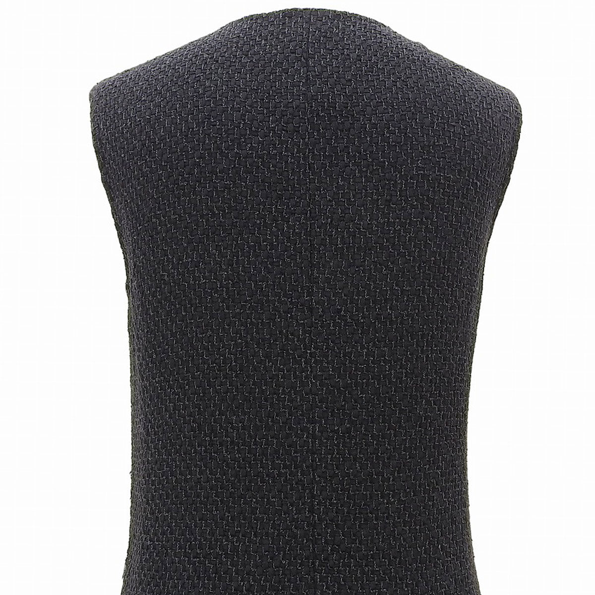 CC Mark Button Ruffled Dress #36 Black