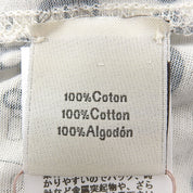 2015年製 シェーヌダンクルパターンTシャツ #XS ホワイト/ダークグリーン