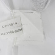 マドモアゼルCCマークボタン長袖ロングシャツ ホワイト