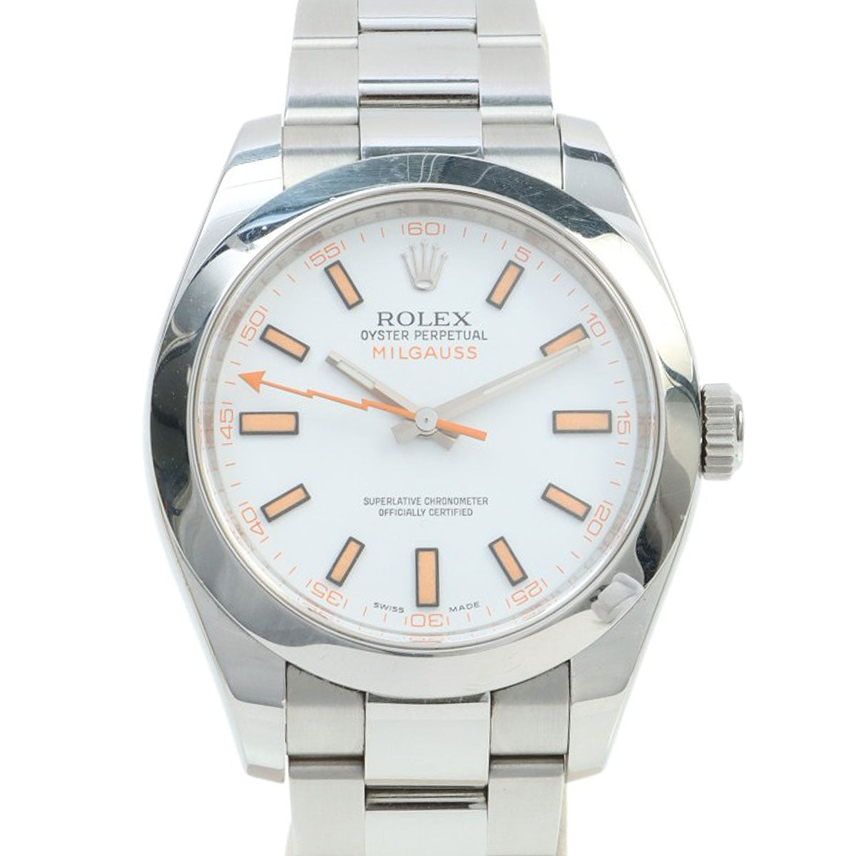 2009年頃製 ミルガウス 40mm 15/116400 自動巻き ホワイト