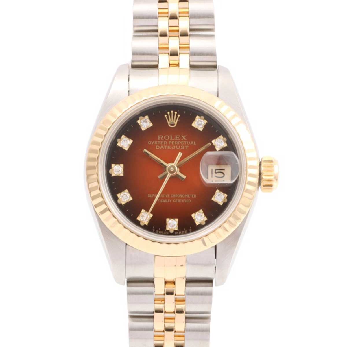 Circa 1991 10P Diamond Datejust 26mm 69173G Automatic Cherry Gradient