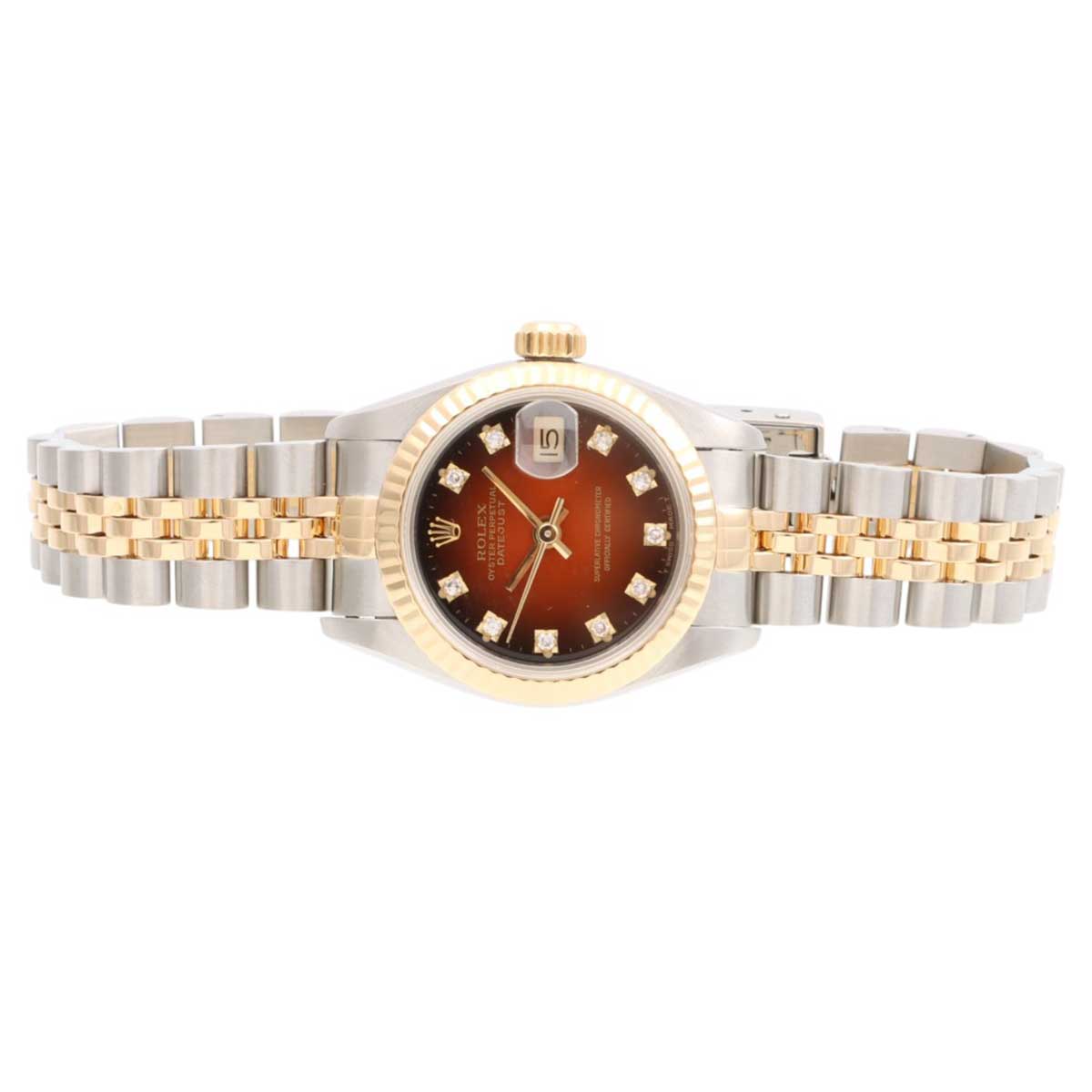 Circa 1991 10P Diamond Datejust 26mm 69173G Automatic Cherry Gradient