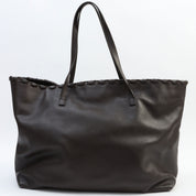 Bamboo Tassel Tote Bag Brown