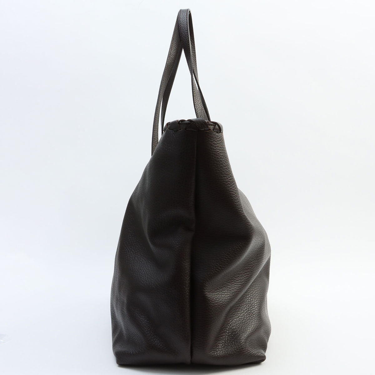 Bamboo Tassel Tote Bag Brown