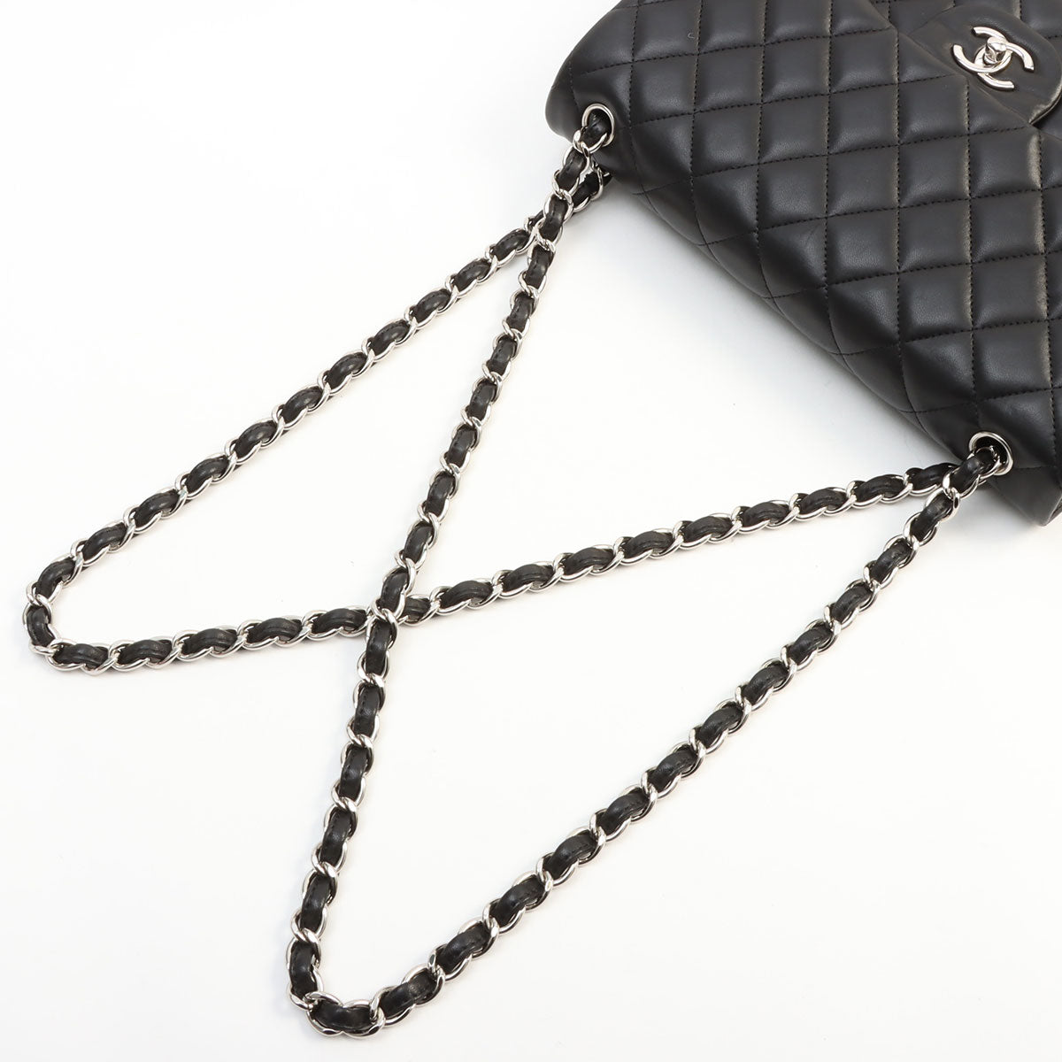 Classic Flap Chain Bag 30cm Black, manufactured around 2011