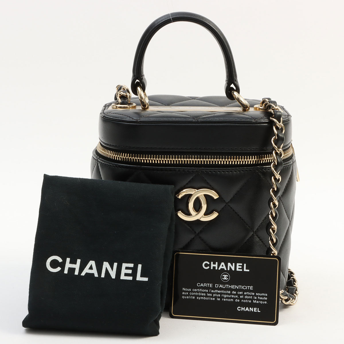 2020 CC Mark Vanity Bag, Black