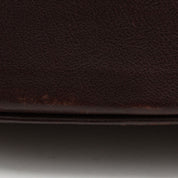 Logo Plate Horse Charm Handbag - Dark Brown
