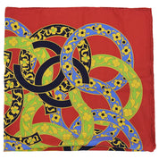CC Mark Flower Design Scarf Red/Multi