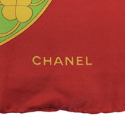 CC Mark Flower Design Scarf Red/Multi