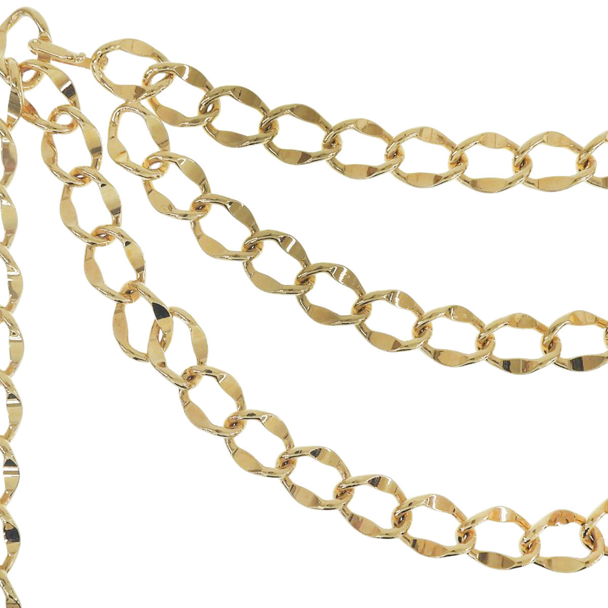 CC Mark Coin Charm Chain Belt Gold
