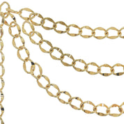 CC Mark Coin Charm Chain Belt Gold