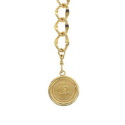 CC Mark Coin Charm Chain Belt Gold