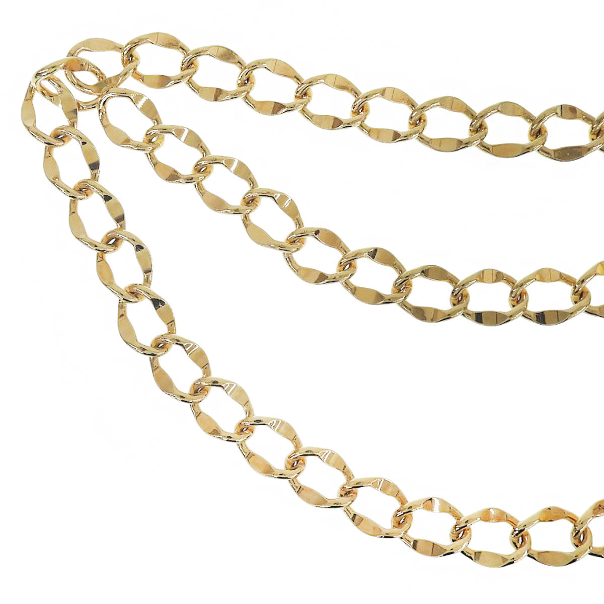 CC Mark Coin Charm Chain Belt Gold