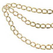 CC Mark Coin Charm Chain Belt Gold
