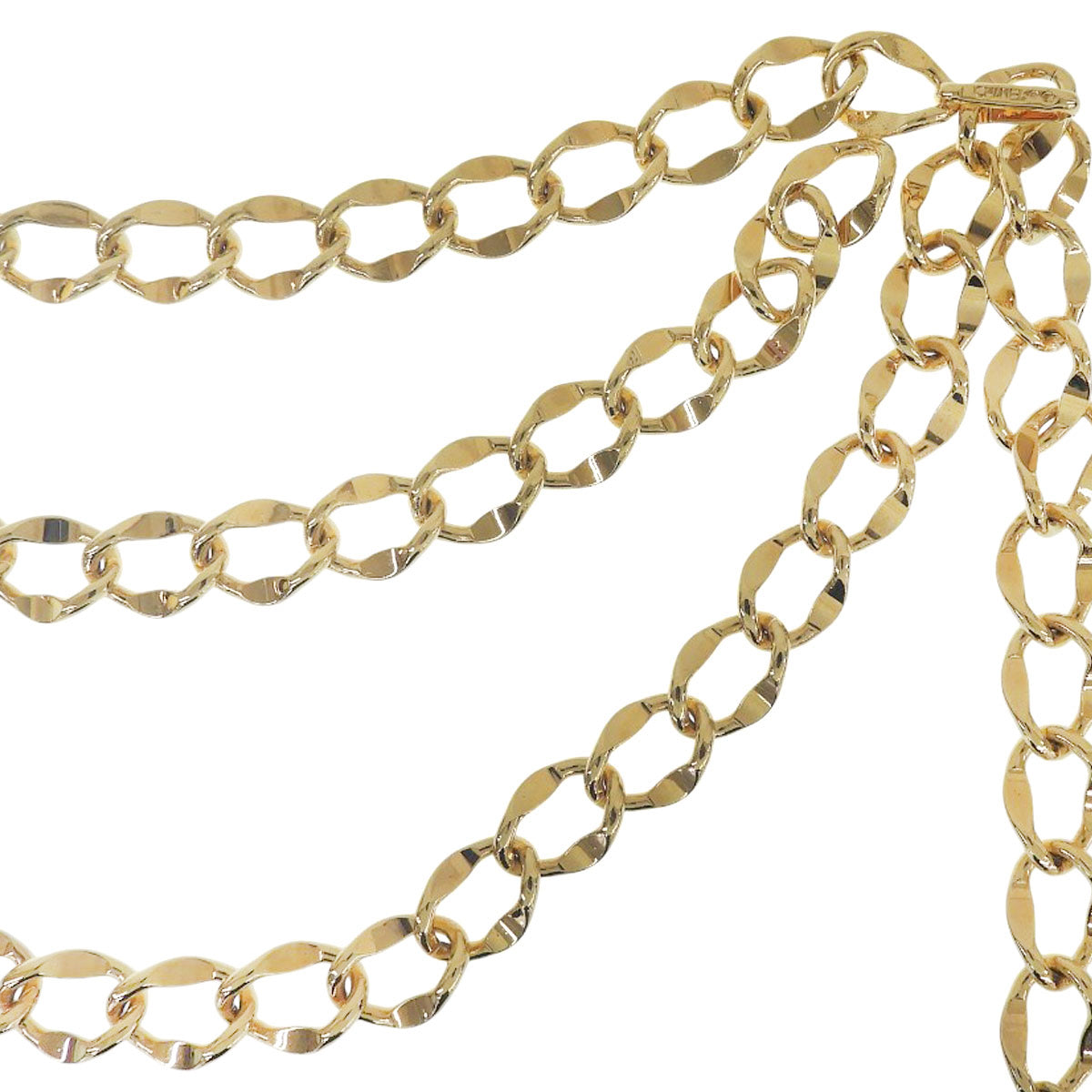 CC Mark Coin Charm Chain Belt Gold