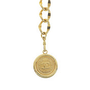CC Mark Coin Charm Chain Belt Gold