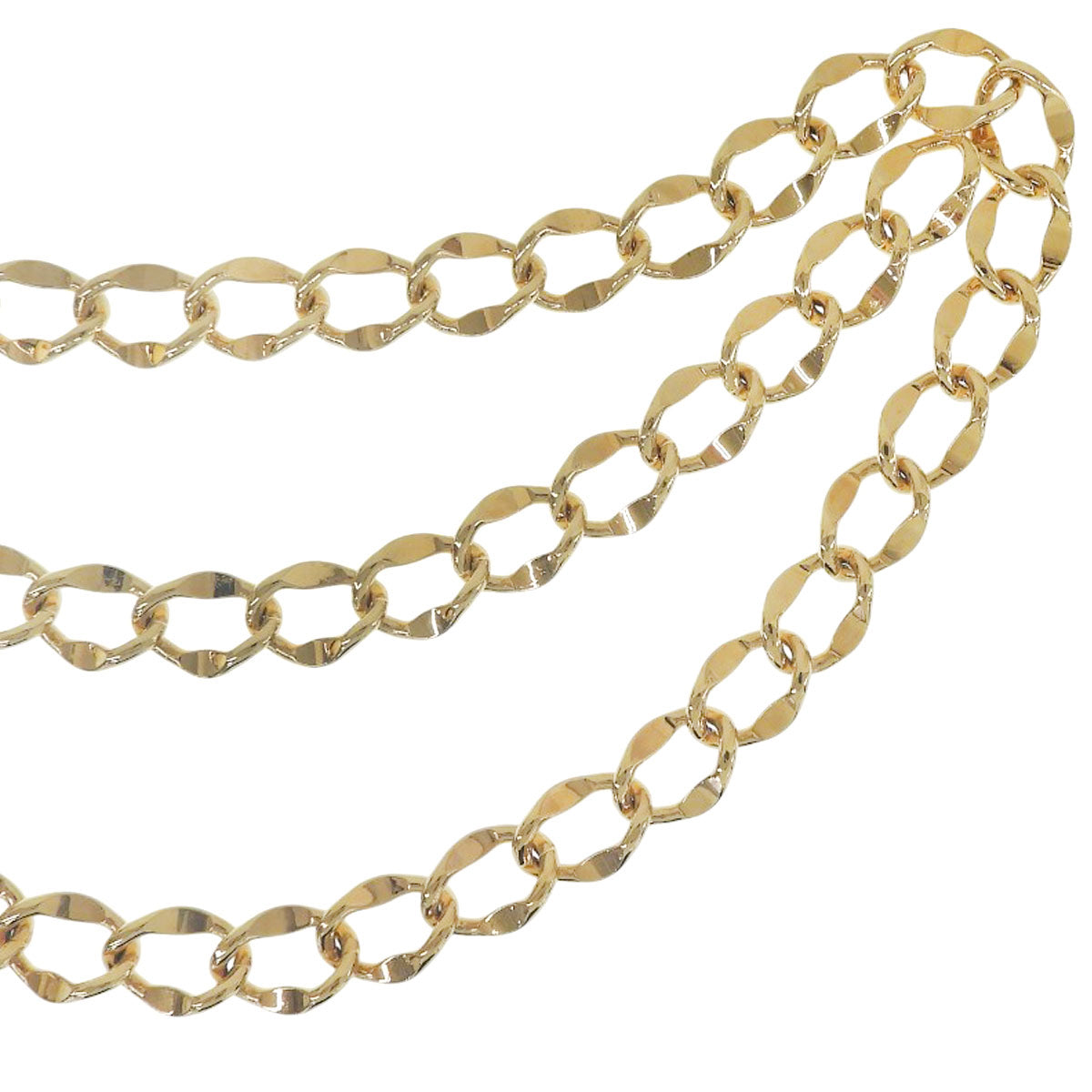 CC Mark Coin Charm Chain Belt Gold