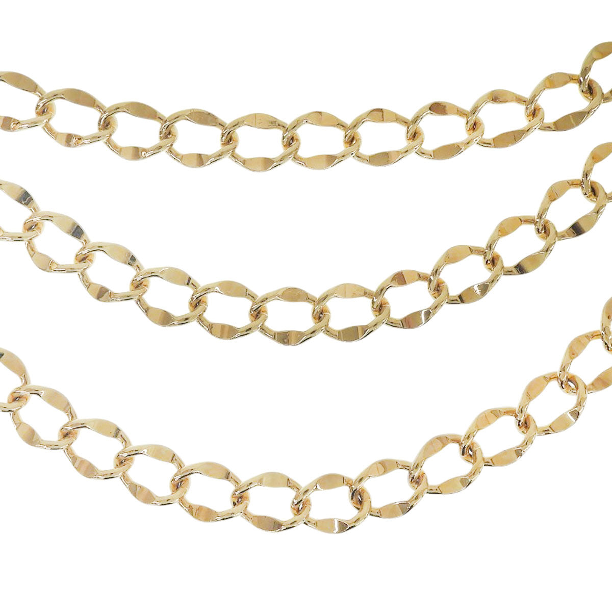 CC Mark Coin Charm Chain Belt Gold